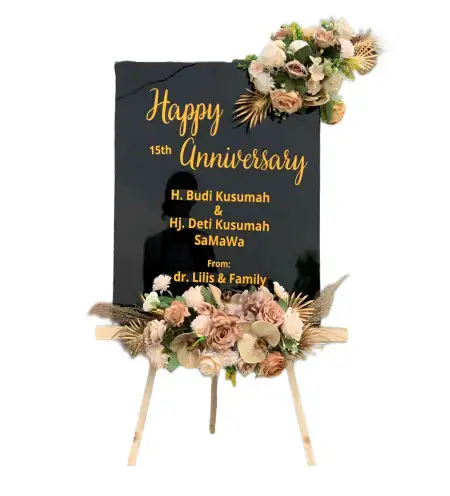 Papan Bunga Akrilik Beku